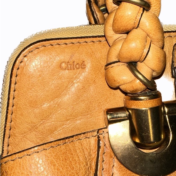 Chloe Heloise Large Leather Satchel - Picture 6 of 12